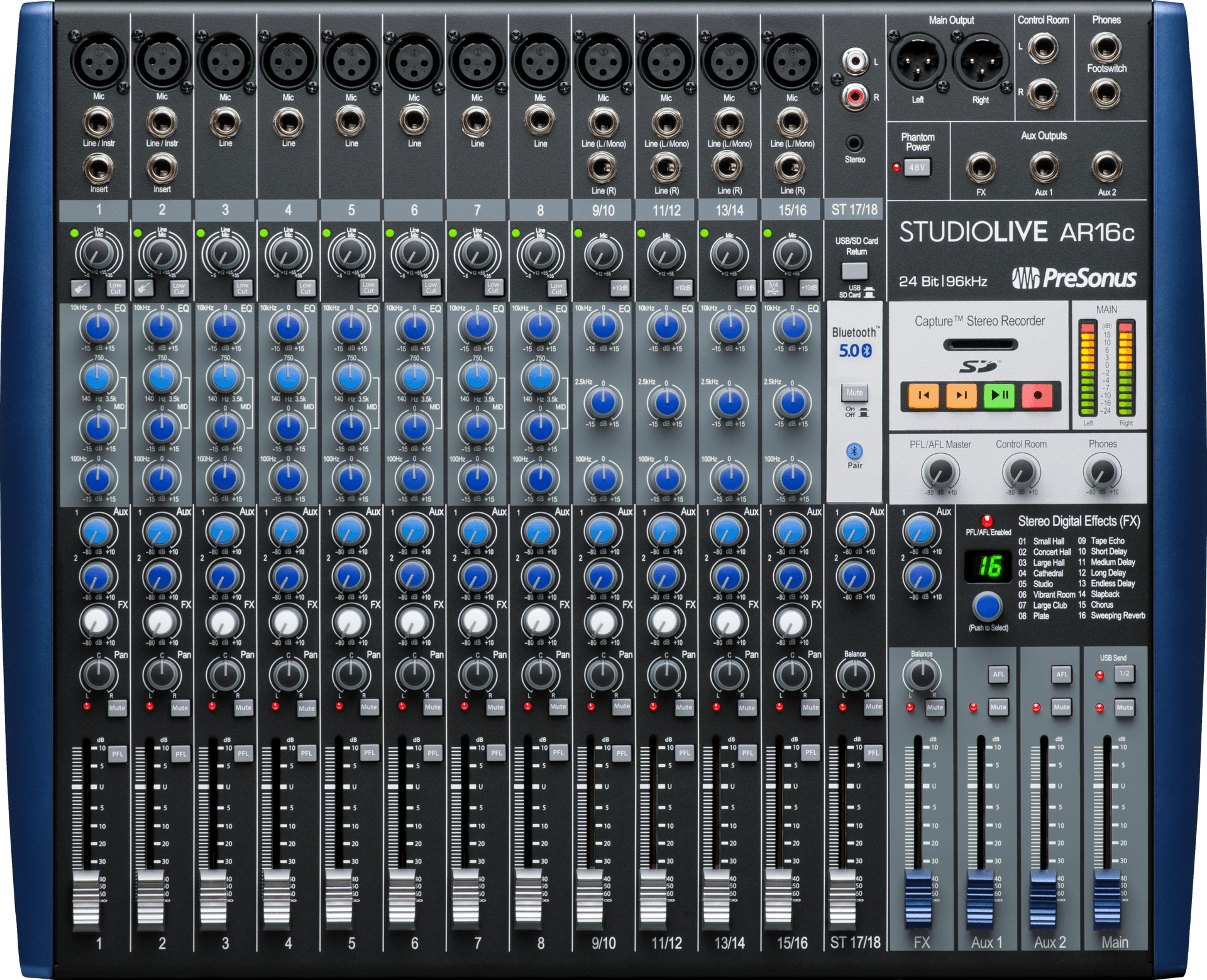 StudioLive AR16c Analog Mixer – PreSonus